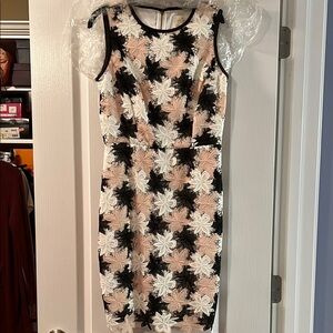 Kate Spade Cream Sheath Dress Sleeveless